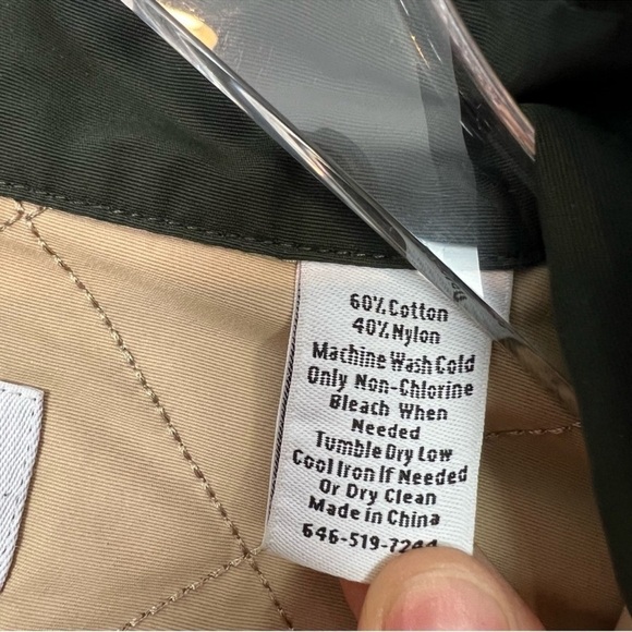 Jack Spade Green Utility Jacket Pockets Button Front Medium - Picture 12 of 12